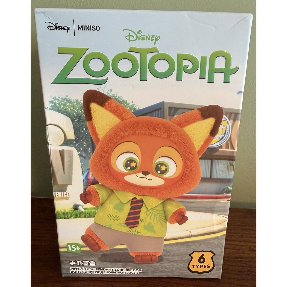 Disney Miniiso Zootopia Blind Box Vinyl Plush New Sealed